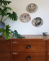 Hanging Art Plate- The Contemplator Plate