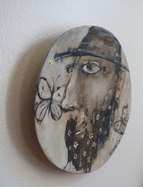 Hanging Art Plate- The Flower Farmer Plate