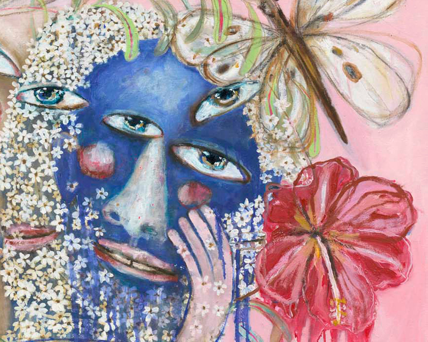 At The Heart Of The Flower Original Artwork