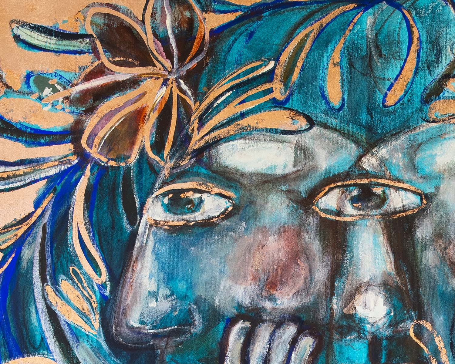 An Ocean Of Flowers Print Artwork
