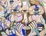 Head In The Flowers Original Artwork - Brian Connolly Art