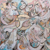 Floating Into Flower Dreams Print Art