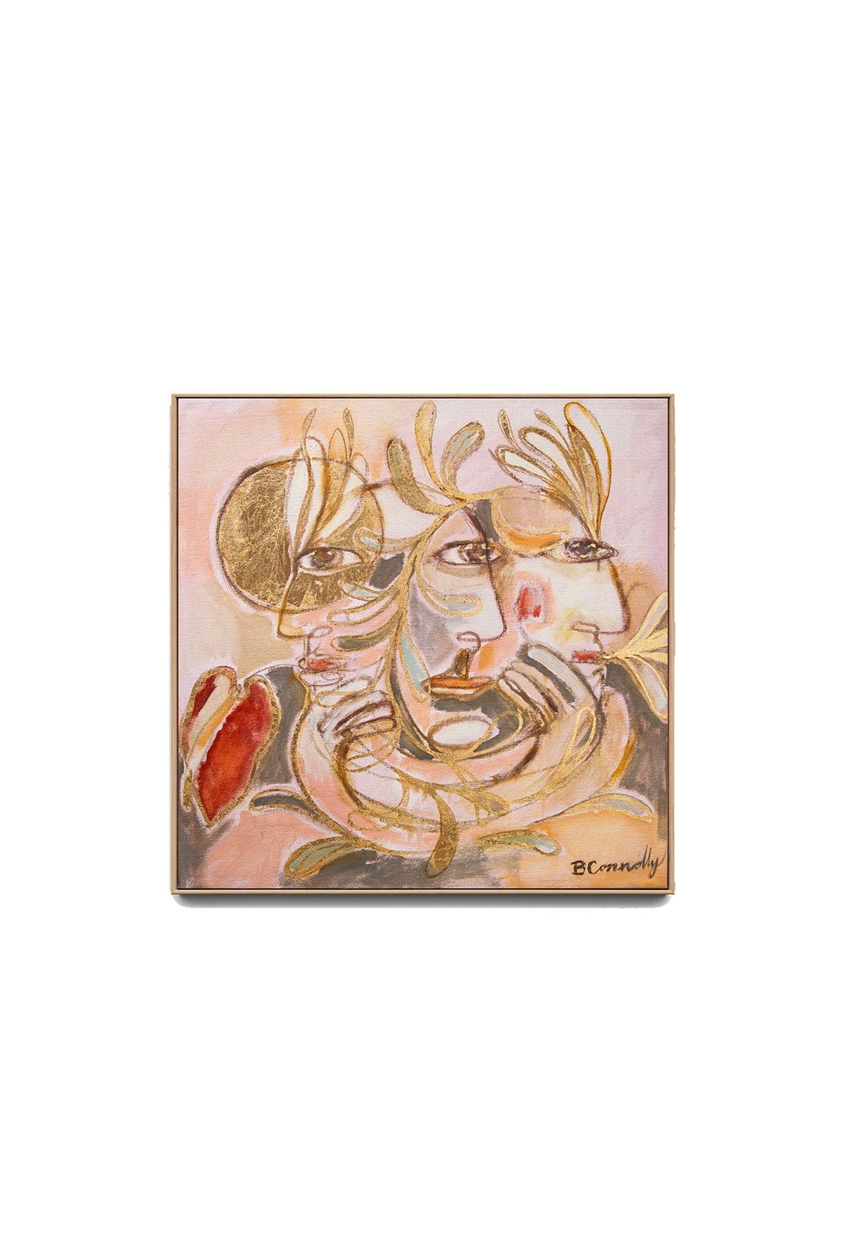 Head in the Flowers Original Art