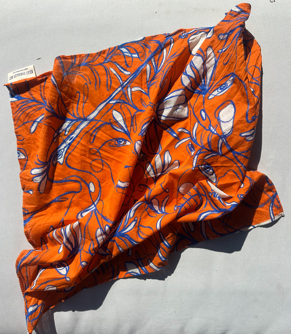 Flow-ers  Head Scarf