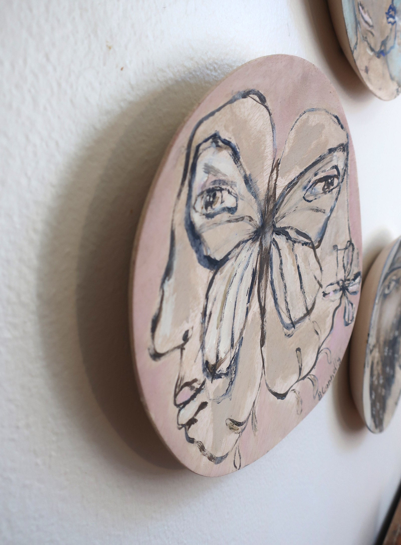 Hanging Art Plate- The Metamorphosis Plate