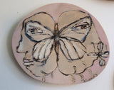 Hanging Art Plate- The Metamorphosis Plate