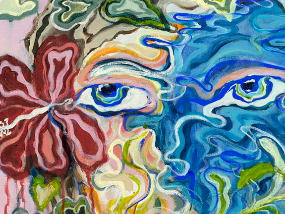 Melting Into The Madness Print Artwork - Brian Connolly Art