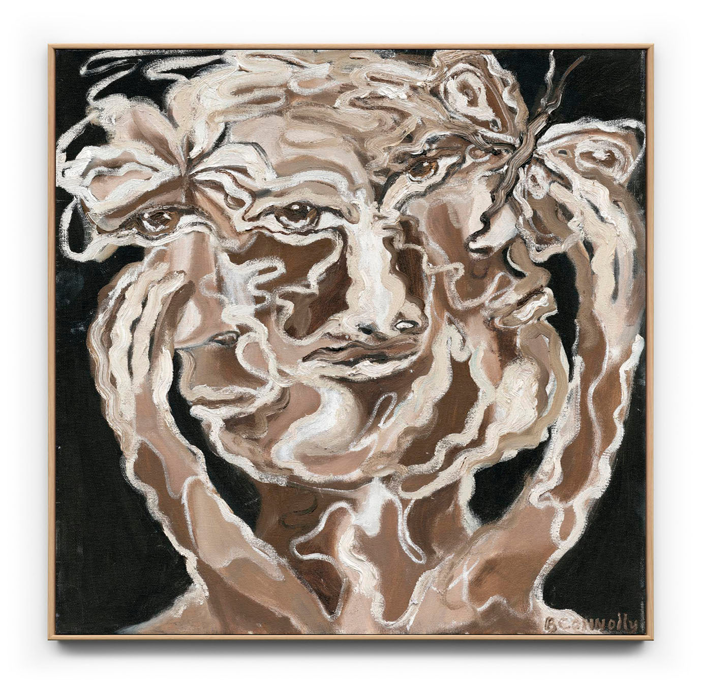 Love Spilling Into Empty Corners Print Artwork - Brian Connolly Art