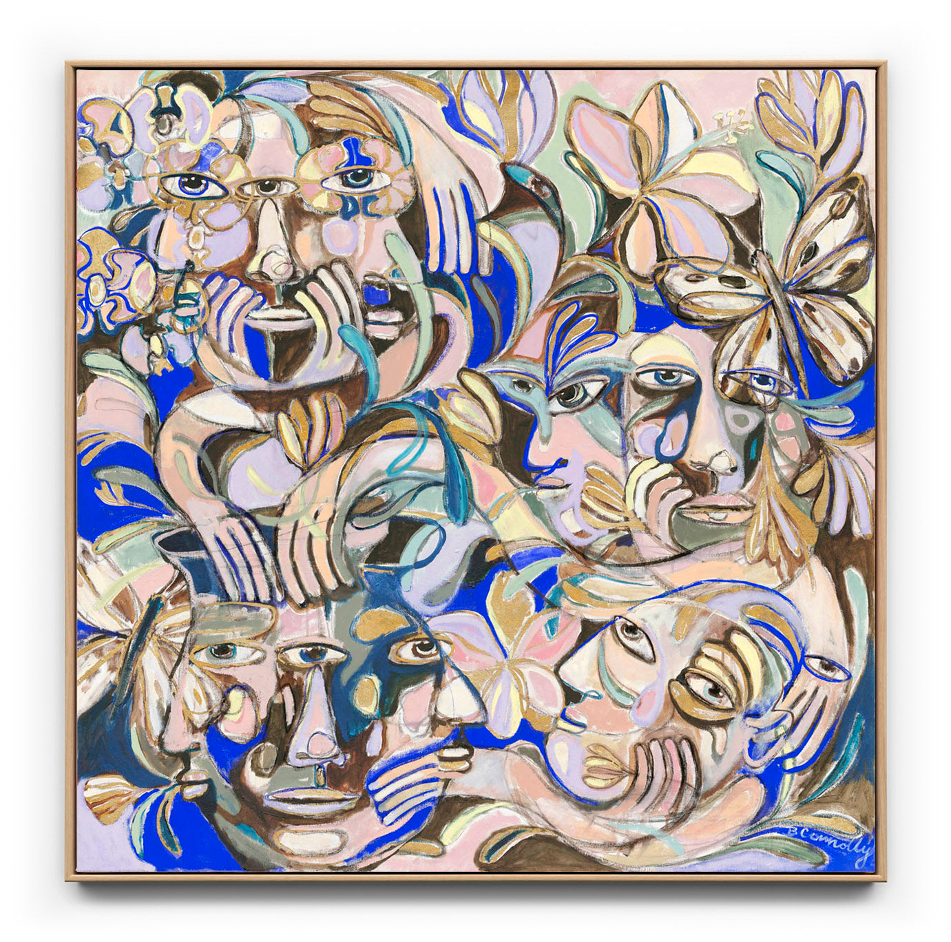 Head In The Flowers Original Artwork - Brian Connolly Art
