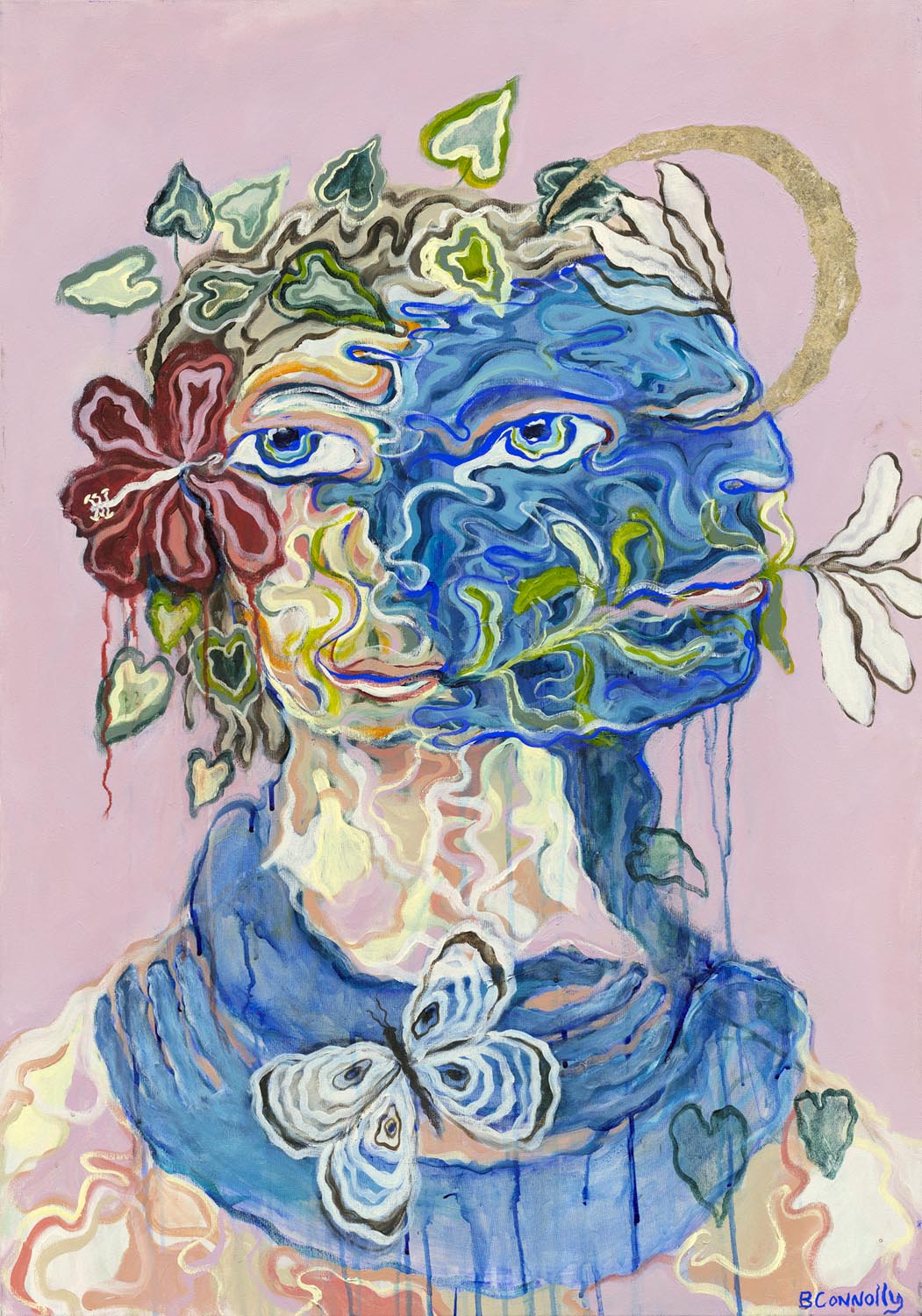 Melting Into The Madness Print Artwork - Brian Connolly Art