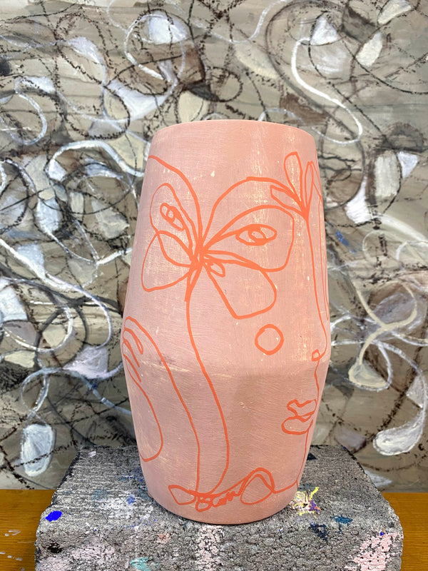 Large Ceramic Flower Vase