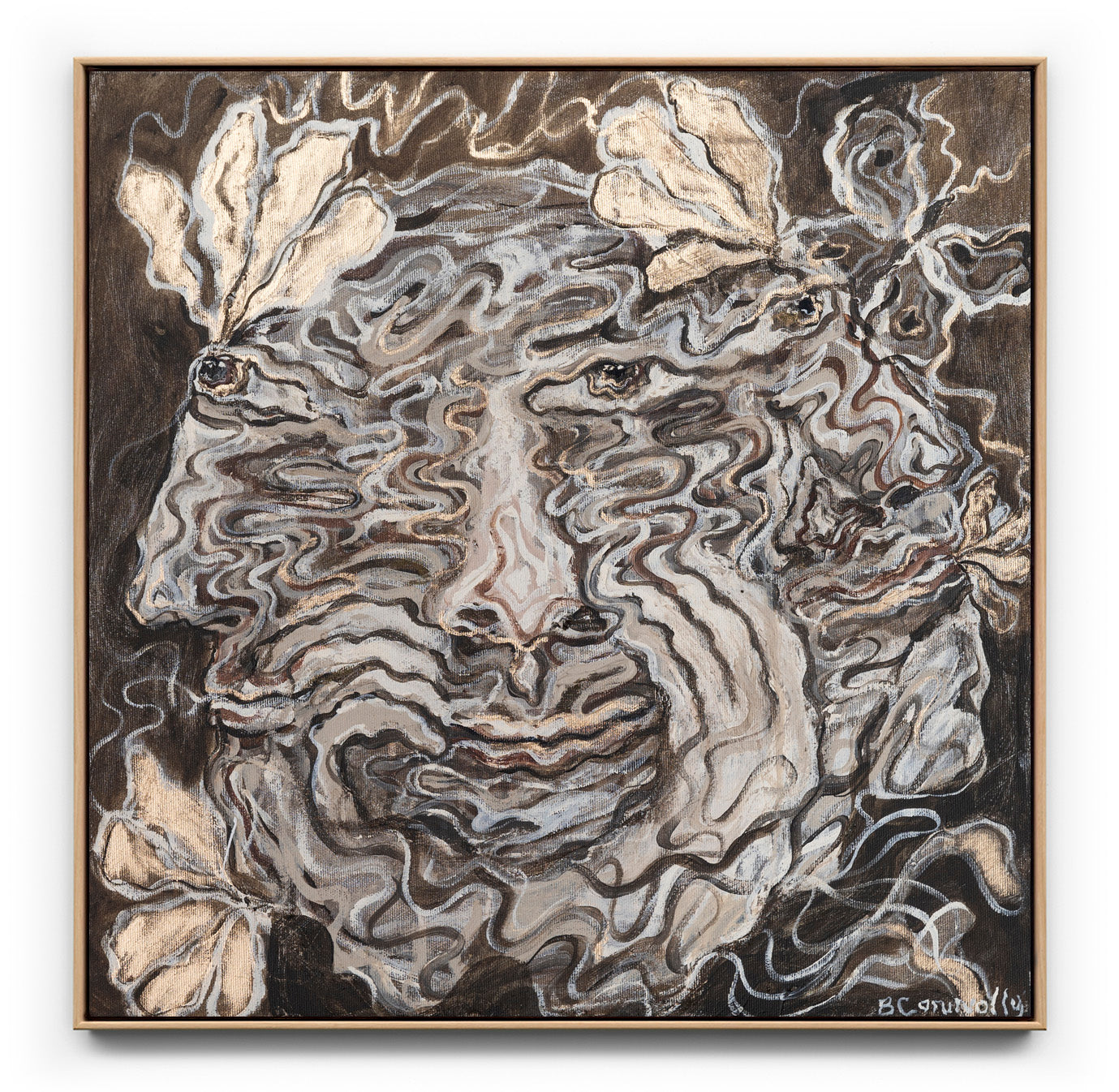 It Swirls Through My Mind Like Flowers Bathing In The Ocean Print